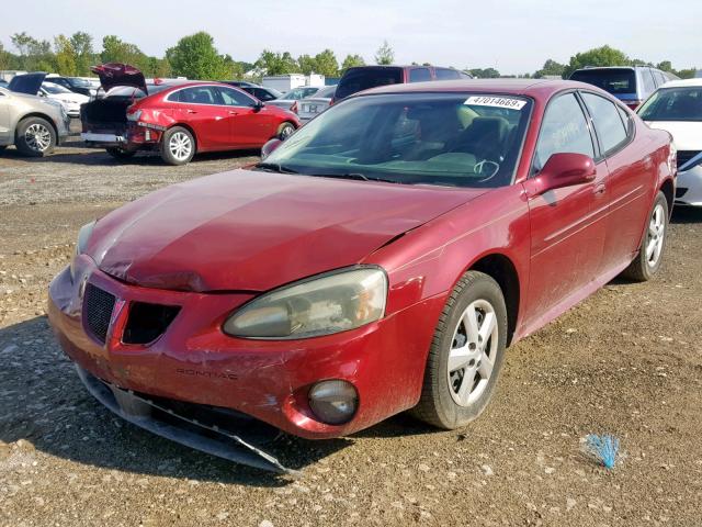 2G2WP522651236962 - 2005 PONTIAC GRAND PRIX MAROON photo 2
