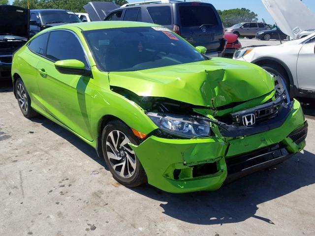 2HGFC4B56GH309786 - 2016 HONDA CIVIC LX GREEN photo 1