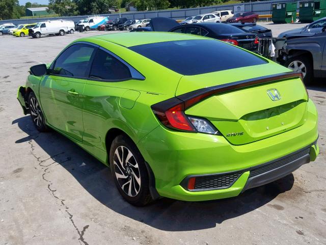 2HGFC4B56GH309786 - 2016 HONDA CIVIC LX GREEN photo 3