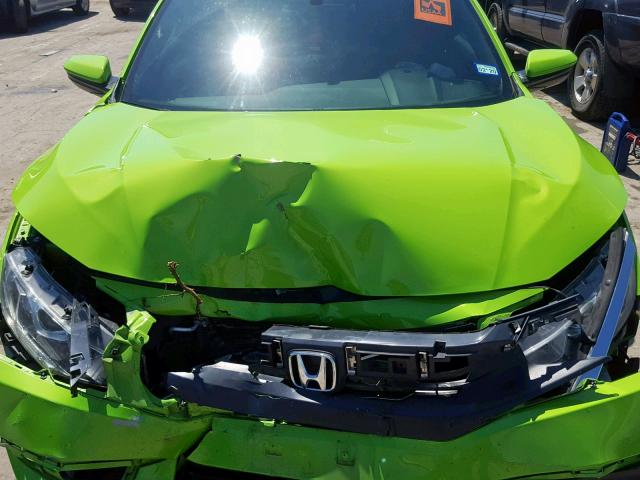 2HGFC4B56GH309786 - 2016 HONDA CIVIC LX GREEN photo 7