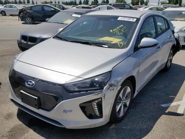 KMHC75LH8KU043127 - 2019 HYUNDAI IONIQ  SILVER photo 2