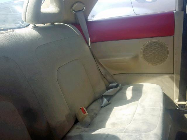 3VWBB61C1WM021392 - 1998 VOLKSWAGEN NEW BEETLE წითელი ფოტო 6