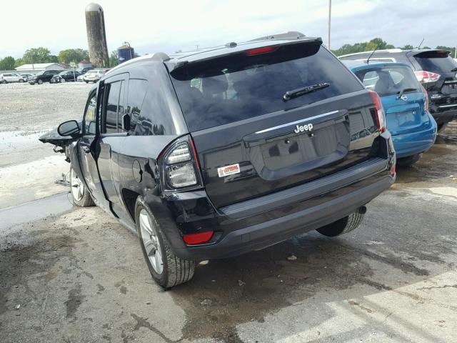 1C4NJCBA0GD715406 - 2016 JEEP COMPASS SP შავი ფოტო 3