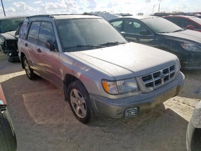 JF1SF6552YH727528 - 2000 SUBARU FORESTER S GRAY photo 1