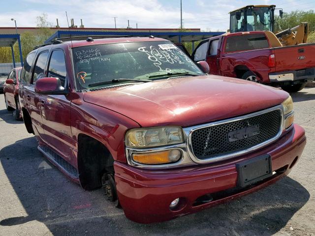 1GKEK63U54J324406 - 2004 GMC YUKON DENA BURGUNDY photo 1