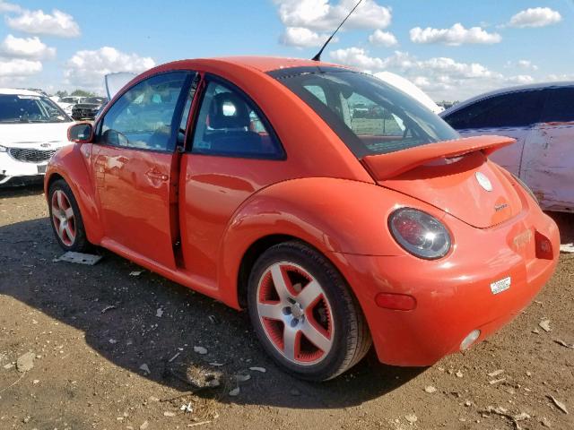 3VWCD21C52M447524 - 2002 VOLKSWAGEN NEW BEETLE ნარინჯისფერი ფოტო 3