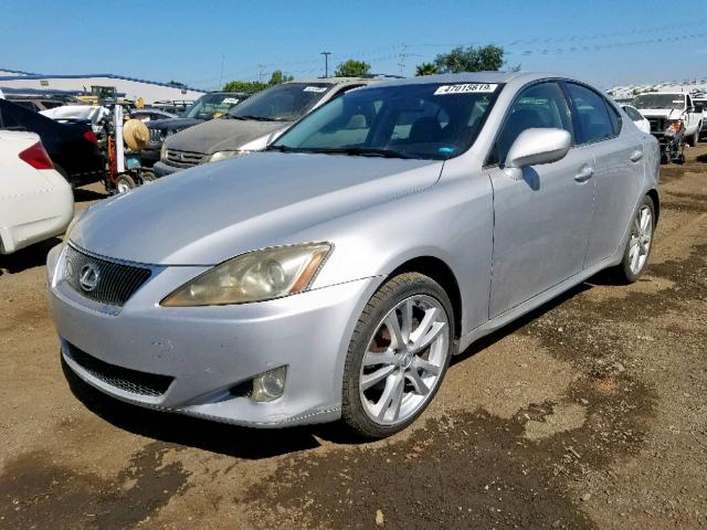 JTHBK262165024566 - 2006 LEXUS IS 250 GRAY photo 2