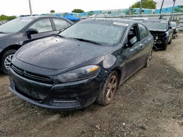 1C3CDFBB0GD538501 - 2016 DODGE DART SXT BLACK photo 2