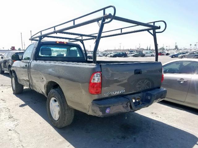 5TBJU32105S446405 - 2005 TOYOTA TUNDRA GRAY photo 3