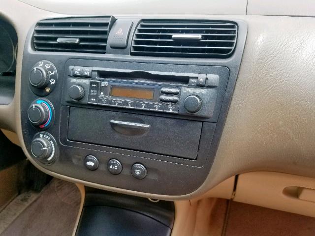 1HGEM22975L026183 - 2005 HONDA CIVIC EX 蓝色 照片 9