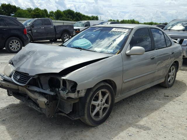 3N1BB51D1YL101809 - 2000 NISSAN SENTRA SE SILVER photo 2