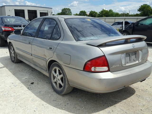 3N1BB51D1YL101809 - 2000 NISSAN SENTRA SE SILVER photo 3