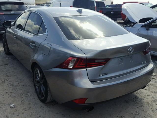 JTHBF1D27F5076981 - 2015 LEXUS IS 250 GRAY photo 3