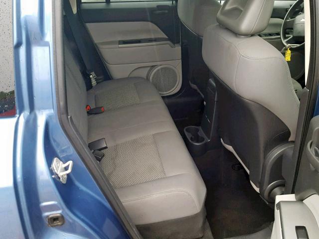 1J8FT47W27D145507 - 2007 JEEP COMPASS BLUE photo 6