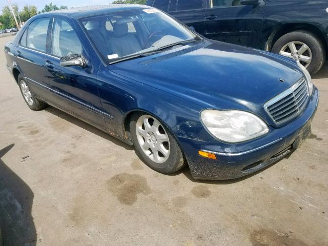 WDBNG75J61A216523 - 2001 MERCEDES-BENZ S 500 BLUE photo 1