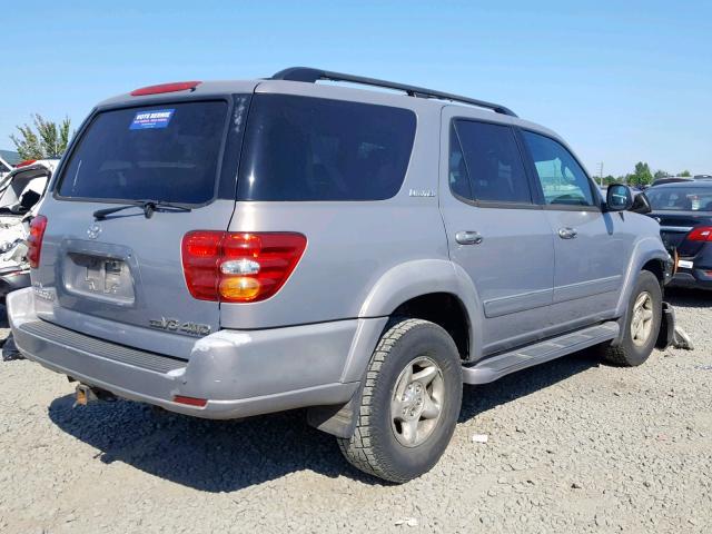 5TDBT48A02S107540 - 2002 TOYOTA SEQUOIA LI BROWN photo 4