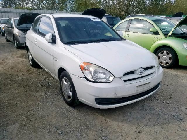 KMHCM36C58U061378 - 2008 HYUNDAI ACCENT GS WHITE photo 1