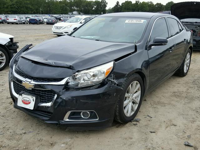 1G11E5SL2EF132961 - 2014 CHEVROLET MALIBU 2LT BLACK photo 2