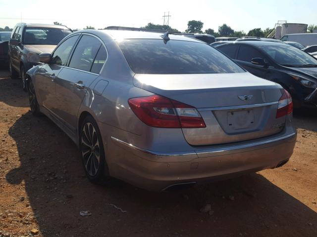 KMHGC4DH8CU176753 - 2012 HYUNDAI GENESIS 5. SILVER photo 3