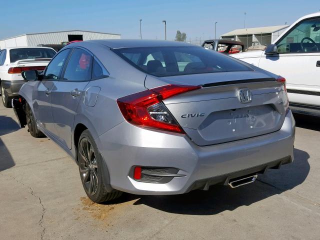 2HGFC2F84KH527730 - 2019 HONDA CIVIC SPOR SILVER photo 3