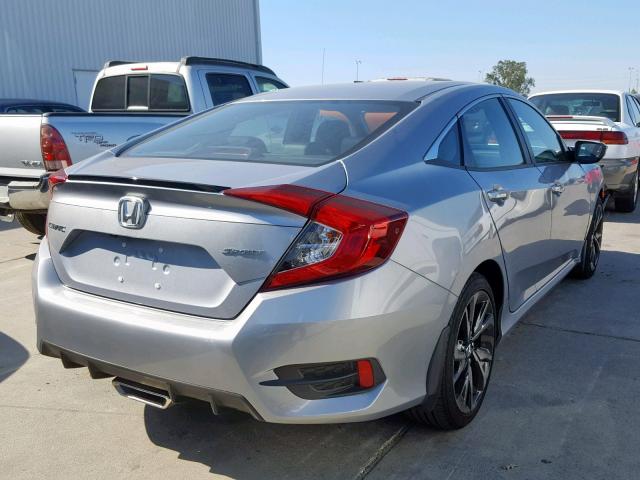 2HGFC2F84KH527730 - 2019 HONDA CIVIC SPOR SILVER photo 4