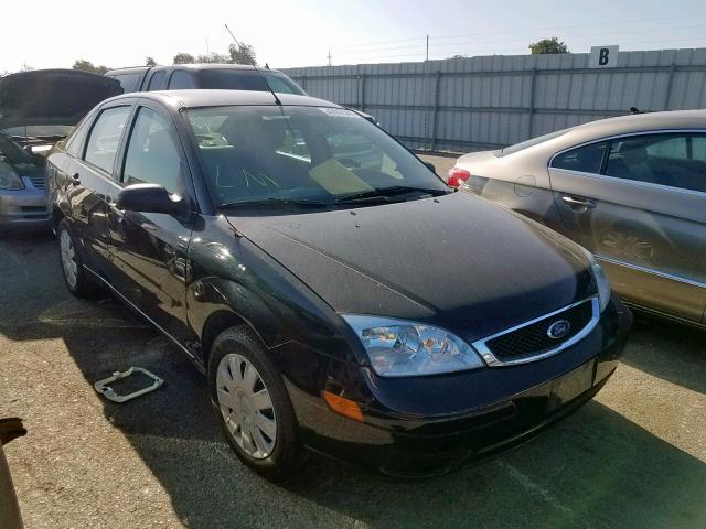 1FAFP34N37W119817 - 2007 FORD FOCUS ZX4 BLACK photo 1