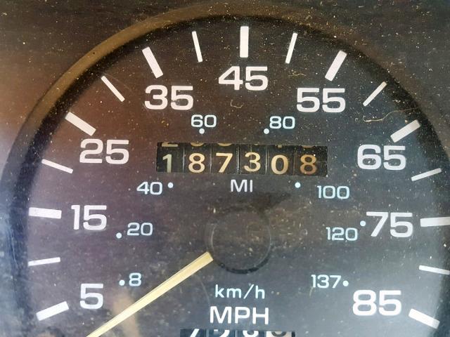 1B7GN14M3HS319184 - 1987 DODGE DAKOTA BLUE photo 8