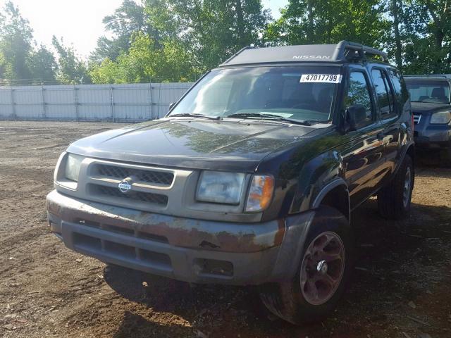 5N1ED28Y91C583373 - 2001 NISSAN XTERRA XE BLACK photo 2