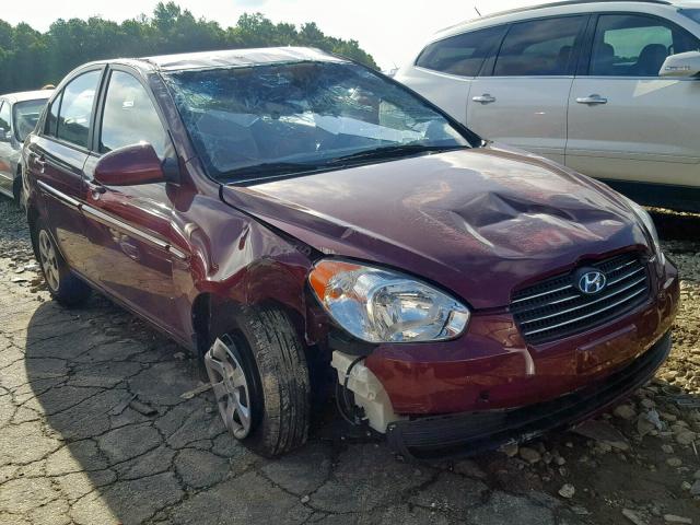 KMHCN46C59U342410 - 2009 HYUNDAI ACCENT GLS MAROON photo 1