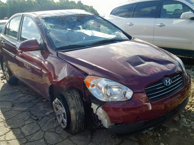 KMHCN46C59U342410 - 2009 HYUNDAI ACCENT GLS MAROON photo 9