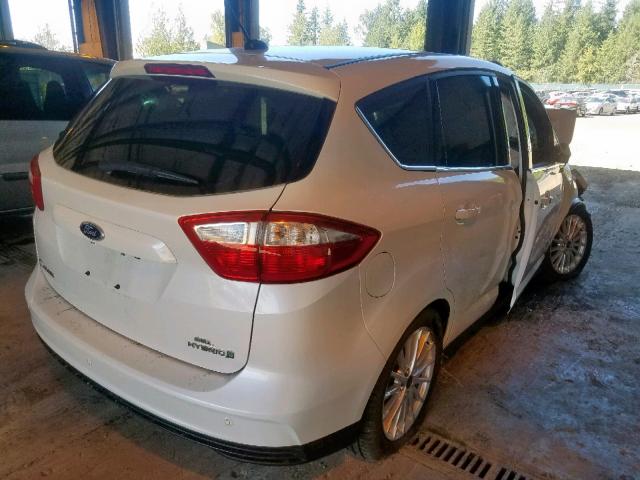 1FADP5BU7GL108916 - 2016 FORD C-MAX SEL WHITE photo 4