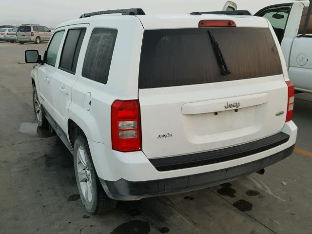 1C4NJPFB4ED883234 - 2014 JEEP PATRIOT LA WHITE photo 3