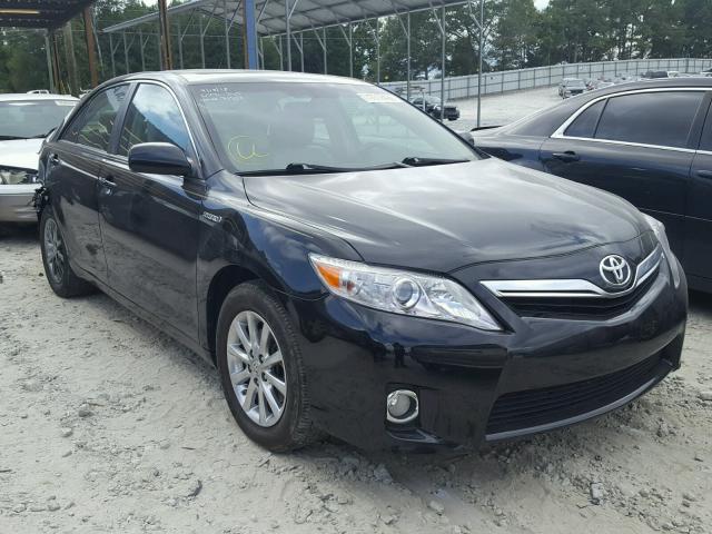 4T1BB3EK6BU139457 - 2011 TOYOTA CAMRY HYBR BLACK photo 1