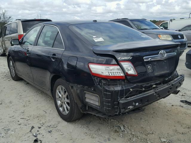 4T1BB3EK6BU139457 - 2011 TOYOTA CAMRY HYBR BLACK photo 3