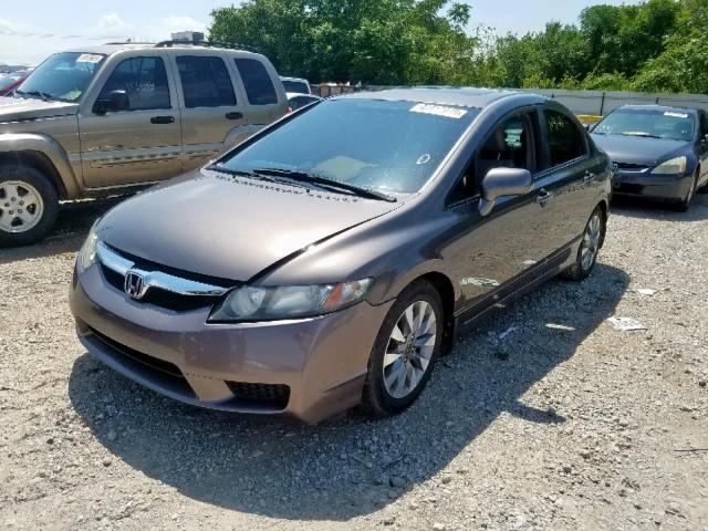 19XFA1F95AE041168 - 2010 HONDA CIVIC EXL 棕色 照片 2