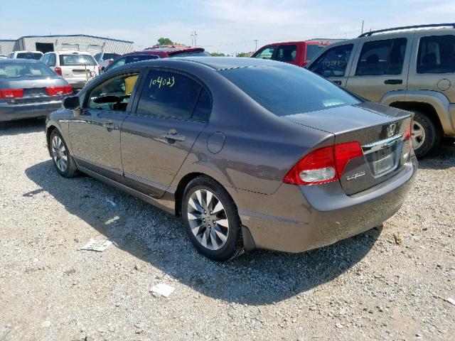 19XFA1F95AE041168 - 2010 HONDA CIVIC EXL 棕色 照片 4