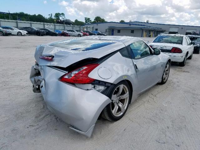 JN1AZ4EH0CM563307 - 2012 NISSAN 370Z BASE SILVER photo 4