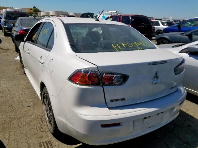 JA32U2FU9HU015022 - 2017 MITSUBISHI LANCER ES WHITE photo 3