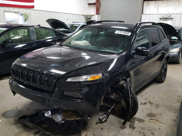 1C4PJLCX3JD558635 - 2018 JEEP CHEROKEE L BLACK photo 2