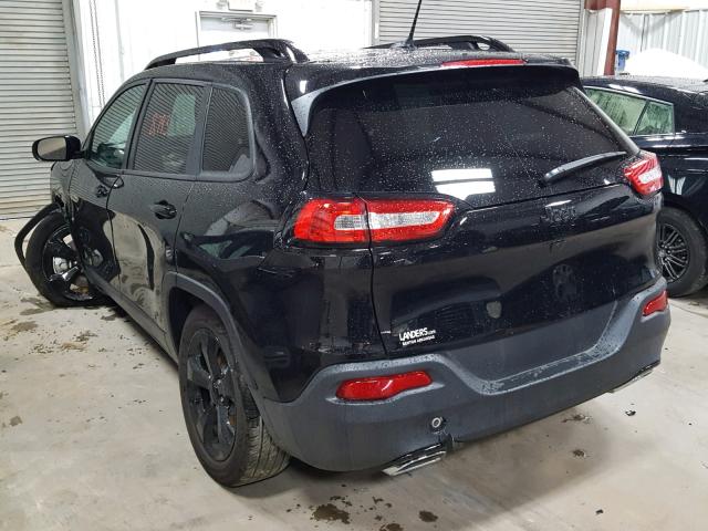 1C4PJLCX3JD558635 - 2018 JEEP CHEROKEE L BLACK photo 3