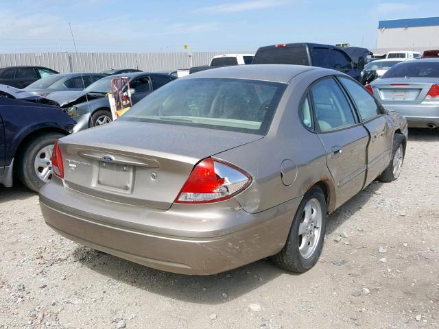 1FAFP55284G155394 - 2004 FORD TAURUS SES TAN photo 4