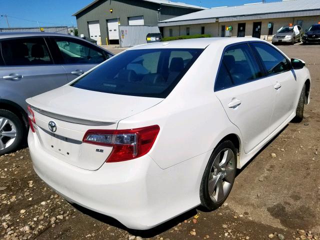 4T1BF1FK4CU635527 - 2012 TOYOTA CAMRY BASE WHITE photo 4