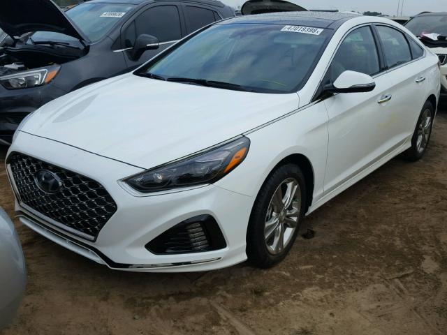 5NPE34AF0JH719616 - 2018 HYUNDAI SONATA SPO WHITE photo 2