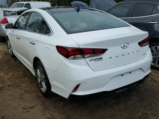 5NPE34AF0JH719616 - 2018 HYUNDAI SONATA SPO WHITE photo 3