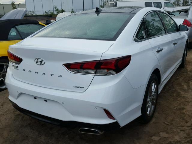 5NPE34AF0JH719616 - 2018 HYUNDAI SONATA SPO WHITE photo 4