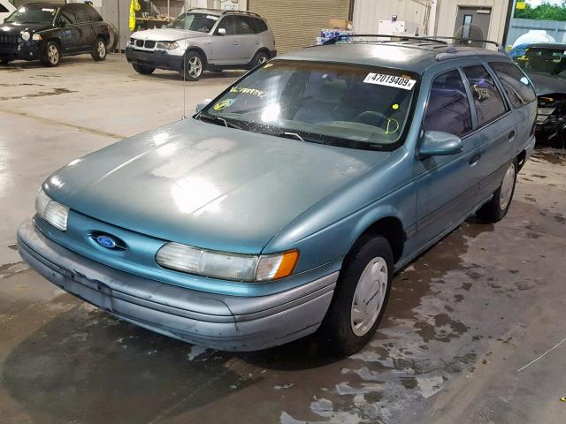 1FACP5741NA189392 - 1992 FORD TAURUS GL GREEN photo 2