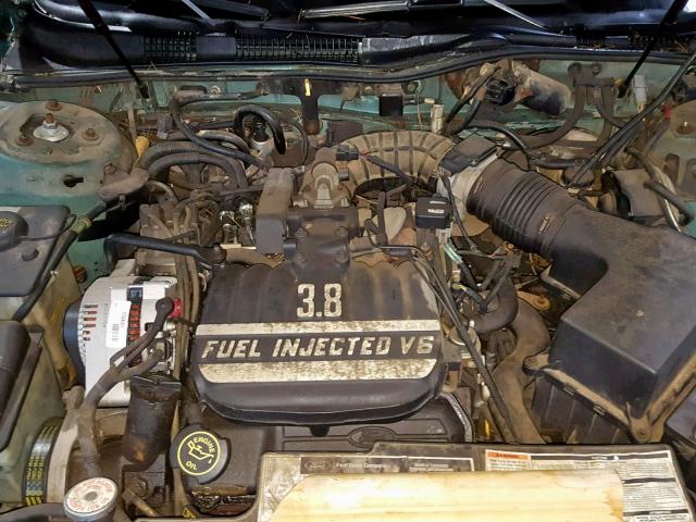 1FACP5741NA189392 - 1992 FORD TAURUS GL GREEN photo 7