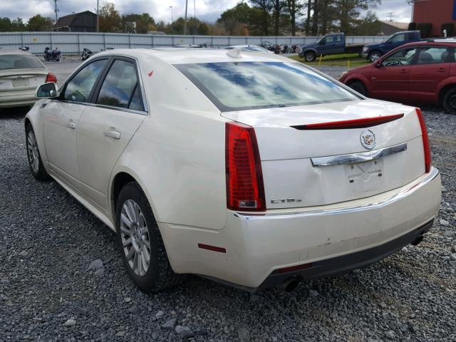 1G6DG5EG6A0118929 - 2010 CADILLAC CTS LUXURY WHITE photo 3