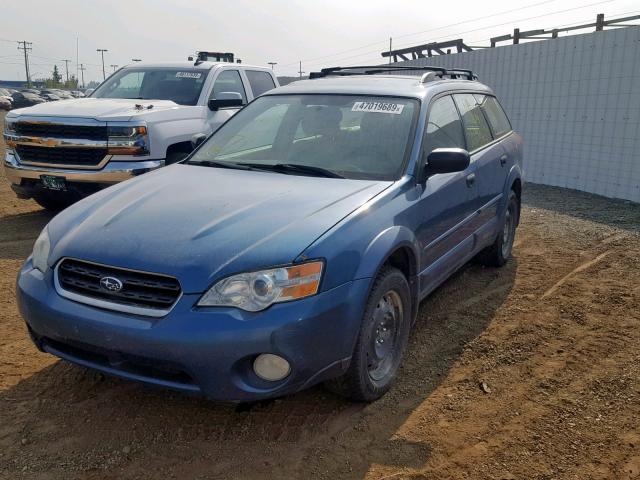 4S4BP61C077314681 - 2007 SUBARU LEGACY OUT BLUE photo 2