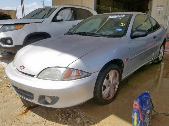 1G1JF12T717372890 - 2001 CHEVROLET CAVALIER Z SILVER photo 2